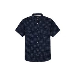 Koszula TBS Kevin. Niebieskie koszule Tbs, na lato, xl, bez wzorów, z bawełny, bez kołnierzyka, bez ramiączek. Za 236.00 zł.