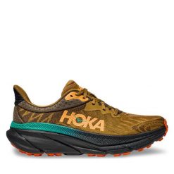 Buty do biegania Hoka. Brązowe buty do biegania HOKA, bez wzorów, bez zapięcia, do biegania. Za 549.99 zł.