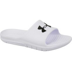 Klapki na basen Lifestyle Męskie Under Armour Core PTH SL. Białe klapki Under Armour, z materiału. Za 212.00 zł.