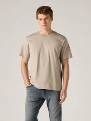 Levi's Koszulka w kolorze szarobrązowym rozmiar: M. Brązowe bezrękawniki Levi's®, m, bez wzorów, z bawełny, bez kołnierzyka, bez ramiączek. Za 69.45 zł.
