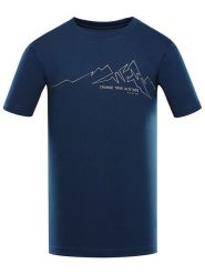 Alpine Pro Koszulka "Bolen 2" w kolorze granatowym rozmiar: XXL. Niebieskie bezrękawniki Alpine Pro, xxl, bez wzorów, bez kołnierzyka, bez ramiączek. Za 79.21 zł.