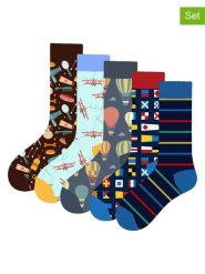 Lucky Socks Skarpety (5 par) ze wzorem rozmiar: 37-44. Skarpety Lucky Socks, bez wzorów, prążkowane. Za 65.38 zł.