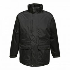 Kurtka Parka Przeciwdeszczowa Męska Darby III. Czarne kurtki Regatta, m, bez wzorów, bez kaptura. Za 287.99 zł.