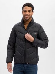 Ellesse Pikowana kurtka - Lalizo Mężczyźni Sztuczne włókno czarny, XL. Czarne kurtki Ellesse, m, bez wzorów, z włókna, bez kaptura. Za 229.95 zł.