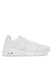 EA7 Emporio Armani Sneakersy 7X000656 AF13550 MZ024 Biały. Białe buty sportowe casual EA7 Emporio Armani, bez wzorów, ze skóry, bez zapięcia. Za 789.99 zł.