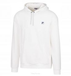 Bluza tenisowa Fila Hoodie Miko. Białe bluzy z kapturem Fila, l, bez wzorów, z bawełny, z kapturem. Za 265.30 zł.