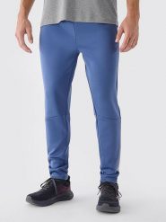 4F Spodnie sportowe w kolorze niebieskim rozmiar: M. Niebieskie spodnie treningowe długie 4F, m, bez wzorów, z materiału. Za 72.45 zł.