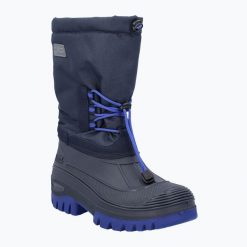 Śniegowce juniorskie CMP Ahto Snowboots Wp. Niebieskie buty trekkingowe CMP, bez zapięcia. Za 259.99 zł.