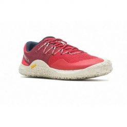 Buty do biegania męskie Merrell Trail Glove 7 Lavarot. Czerwone buty do biegania Merrell, bez wzorów, z materiału, bez zapięcia, do biegania. Za 724.00 zł.