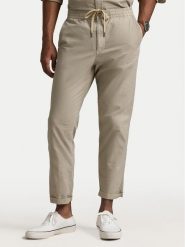 Polo Ralph Lauren Spodnie materiałowe 710958589002 Beżowy Classic Fit. Brązowe spodnie materiałowe Polo Ralph Lauren, m, bez wzorów, z bawełny. Za 629.99 zł.