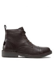 Levi's® Kozaki 228755-700-29 Brązowy. Brązowe kozaki bez wzorów, ze skóry, bez obcasa, bez zapięcia. Za 519.99 zł.