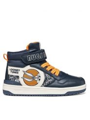 Geox Sneakersy J Washiba Boy J66LQF 054FU C0659 M Granatowy. Niebieskie bluzy z kapturem Geox, m, bez wzorów, ze skóry, bez kaptura. Za 269.99 zł.