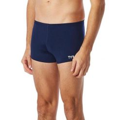 Kąpielówki męskie spodenki kąpielowe TYR Male Square Legs. Niebieskie kąpielówki TYR, m, bez wzorów. Za 199.99 zł.
