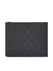 Calvin Klein Portfel męski Classic Mono Bifold 5Cc W/Coin K50K512845 Czarny. Czarne portfele CALVIN KLEIN, bez wzorów, ze skóry. Za 209.99 zł.
