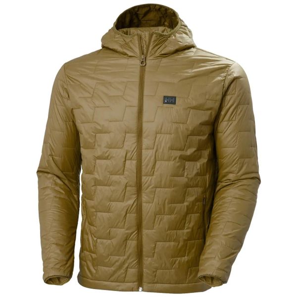 Kurtka narciarska z kapturem Helly Hansen Lifaloft. Brązowe odzież kompresyjna Helly Hansen, s, bez wzorów, z poliamidu, narciarskie, primaloft. Za 920.00 zł.
