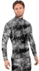 Surfanic Męska Bluza Termoaktywna Carbon Dri Koszulka z Zamkiem SWE1607-241. Białe bielizna termoaktywna SURFANIC, l, bez wzorów, z materiału, bez ramiączek. Za 129.99 zł.