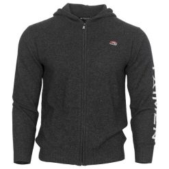 Bluza merino z zamkiem i kapturem Taimen - Jasnobrązowa. Brązowe bluzy z kapturem TAIMEN, bez wzorów. Za 649.99 zł.