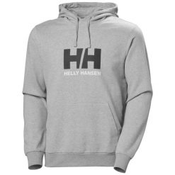 Bluza z kapturem Helly Hansen HH Logo 2.0. Szare bluzy z kapturem Helly Hansen, na lato, uniwersalny, bez wzorów, z bawełny, z kapturem. Za 311.35 zł.