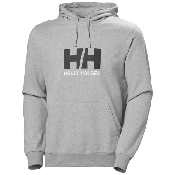 Bluza z kapturem Helly Hansen HH Logo 2.0. Szare bluzy z kapturem Helly Hansen, na lato, uniwersalny, bez wzorów, z bawełny, z kapturem. Za 324.50 zł.