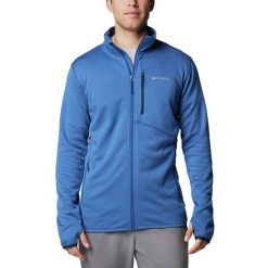Bluza trekkingowa męska Columbia Park View Fleece FZ. Niebieskie bluzy Columbia, m, bez wzorów, bez kaptura. Za 209.99 zł.