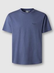 Pepe Jeans Koszulka "Jacko" w kolorze niebieskim rozmiar: S. Niebieskie bezrękawniki Pepe Jeans, s, bez wzorów, z bawełny, bez kołnierzyka, bez ramiączek. Za 78.99 zł.