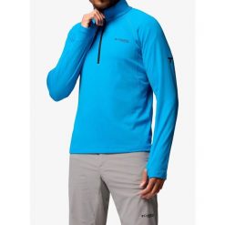Bluza z zamkiem męska Columbia DriVenture Half Zip. Niebieskie bluzy Columbia, m, bez wzorów, bez kaptura. Za 329.99 zł.