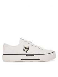 KARL LAGERFELD Trampki Kampus Max KL95025 Biały. Białe trampki KARL LAGERFELD, m, bez wzorów, bez zapięcia. Za 794.99 zł.