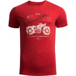 T-shirt męski TSM611 - czerwony - Outhorn. T-shirty Outhorn. Za 39.99 zł.