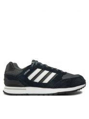 Adidas Sneakersy Run 80s ID1260 Czarny. Czarne buty do biegania Adidas, bez wzorów, ze skóry, bez zapięcia. Za 289.99 zł.