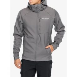 Kurtka softshell męska Columbia Cascade Ridge III Softshell. Szare kurtki Columbia, m, bez wzorów, z softshellu, bez kaptura. Za 450.99 zł.