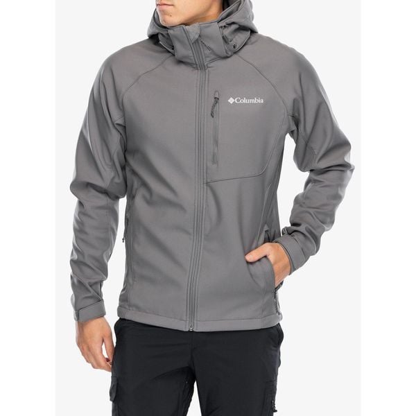 Kurtka softshell męska Columbia Cascade Ridge III Softshell. Szare kurtki Columbia, m, bez wzorów, z softshellu, bez kaptura. Za 377.99 zł.