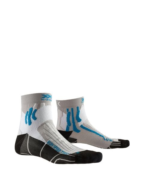 Skarpety biegowe X-SOCKS RUN SPEED TWO 4.0. Szare skarpety X-Socks, bez wzorów, z materiału. Za 55.00 zł.