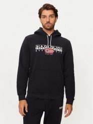 Napapijri Bluza B-Alymer NP0A4I1D Czarny Regular Fit. Czarne bluzy Napapijri, m, bez wzorów, z bawełny, bez kaptura. Za 299.99 zł.