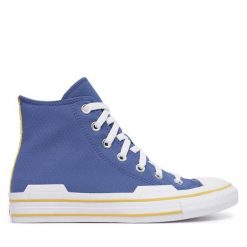 Trampki Converse. Niebieskie trampki Converse, bez wzorów, bez zapięcia. Za 379.99 zł.
