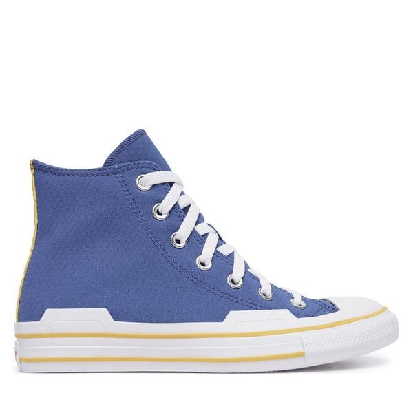 Trampki Converse. Niebieskie trampki Converse, bez wzorów, bez zapięcia. Za 379.99 zł.