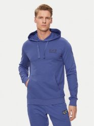 EA7 Emporio Armani Bluza 8NPM18 PJ05Z 1557 Niebieski Regular Fit. Niebieskie bluzy EA7 Emporio Armani, m, bez wzorów, z bawełny, bez kaptura. Za 379.99 zł.