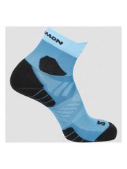 SALOMON Skarpety funkcyjne "Aero Ankle" w kolorze błękitnym rozmiar: 39-41. Niebieskie skarpety Salomon, bez wzorów, prążkowane. Za 36.86 zł.