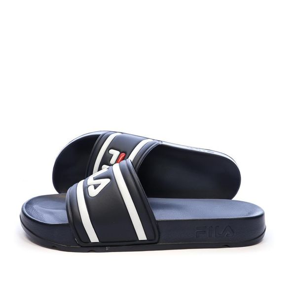 Klapki Fila Model Morro Bay Kolor Niebieski. Niebieskie klapki Fila, z materiału. Za 89.00 zł.