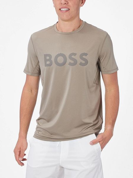Hugo Boss Fashion Koszulka w kolorze szarobrązowym rozmiar: XL. Brązowe bezrękawniki Hugo Boss Fashion, xl, bez wzorów, bez kołnierzyka, bez ramiączek. Za 153.34 zł.