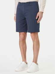 Calvin Klein Jeans Szorty materiałowe LV04RF617G Granatowy Regular Fit. Niebieskie szorty Calvin Klein Jeans, m, bez wzorów, z bawełny. Za 329.99 zł.