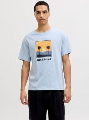 Jack & Jones Koszulka "Perry" w kolorze błękitnym rozmiar: M. Niebieskie bezrękawniki Jack & Jones, m, bez wzorów, z bawełny, bez kołnierzyka, bez ramiączek. Za 48.16 zł.