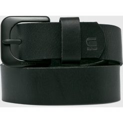 G-Star Raw - Pasek skórzany. Czarne paski G-Star Raw, bez wzorów, z materiału, retro. W wyprzedaży za 129.90 zł.