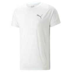 Koszulka Sportowa Męska Puma Evostripe. Białe t-shirty sportowe Puma, bez wzorów, bez ramiączek, na fitness i siłownię. Za 84.99 zł.