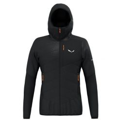 Kurtka Sportowa Męska Salewa Ortles Hyb Twr. Czarne odzież kompresyjna Salewa, na zimę, l, bez wzorów, z materiału, trekkingowe. Za 1,015.50 zł.