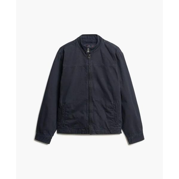 Kurtka Superdry Harrington classique. Niebieskie kurtki Superdry, l, bez wzorów, bez kaptura. Za 552.90 zł.