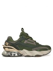 Plein Sport Sneakersy Thunderbeast // GEN.X.05 SAES USC0750 STE003N Zielony. Zielone buty sportowe casual Plein Sport, bez wzorów, z materiału, bez zapięcia. Za 989.99 zł.