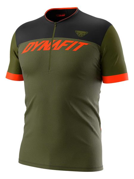 DYNAFIT Koszulka kolarska "Ride Light" w kolorze oliwkowo-pomarańczowo-czarnym rozmiar: S. Brązowe t-shirty sportowe Dynafit, bez wzorów, z materiału, bez ramiączek, rowerowe. Za 153.34 zł.