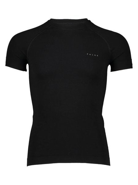 Falke Podkoszulek funkcyjny "Maglietta" w kolorze czarnym rozmiar: XXL. Czarne podkoszulki Falke, xxl, bez wzorów, z materiału, bez ramiączek. Za 208.99 zł.