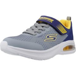 Buty SKECHERS MICROSPEC MAX ADVANCE Niebieski. Niebieskie buty trekkingowe Skechers, bez wzorów, z syntetyku, bez zapięcia. Za 216.99 zł.