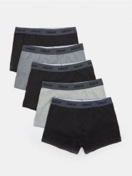 Bawełniane bokserki Classic 5 pack - wielobarwny. Bokserki Sinsay, l, bez wzorów, z bawełny. Za 49.99 zł.
